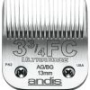 Andis Lame " S-3 3/4 Fc (Gran Cant. Poils,Finitions) -Fournitures Pour Chiens De Compagnie 69636 cu03118 1