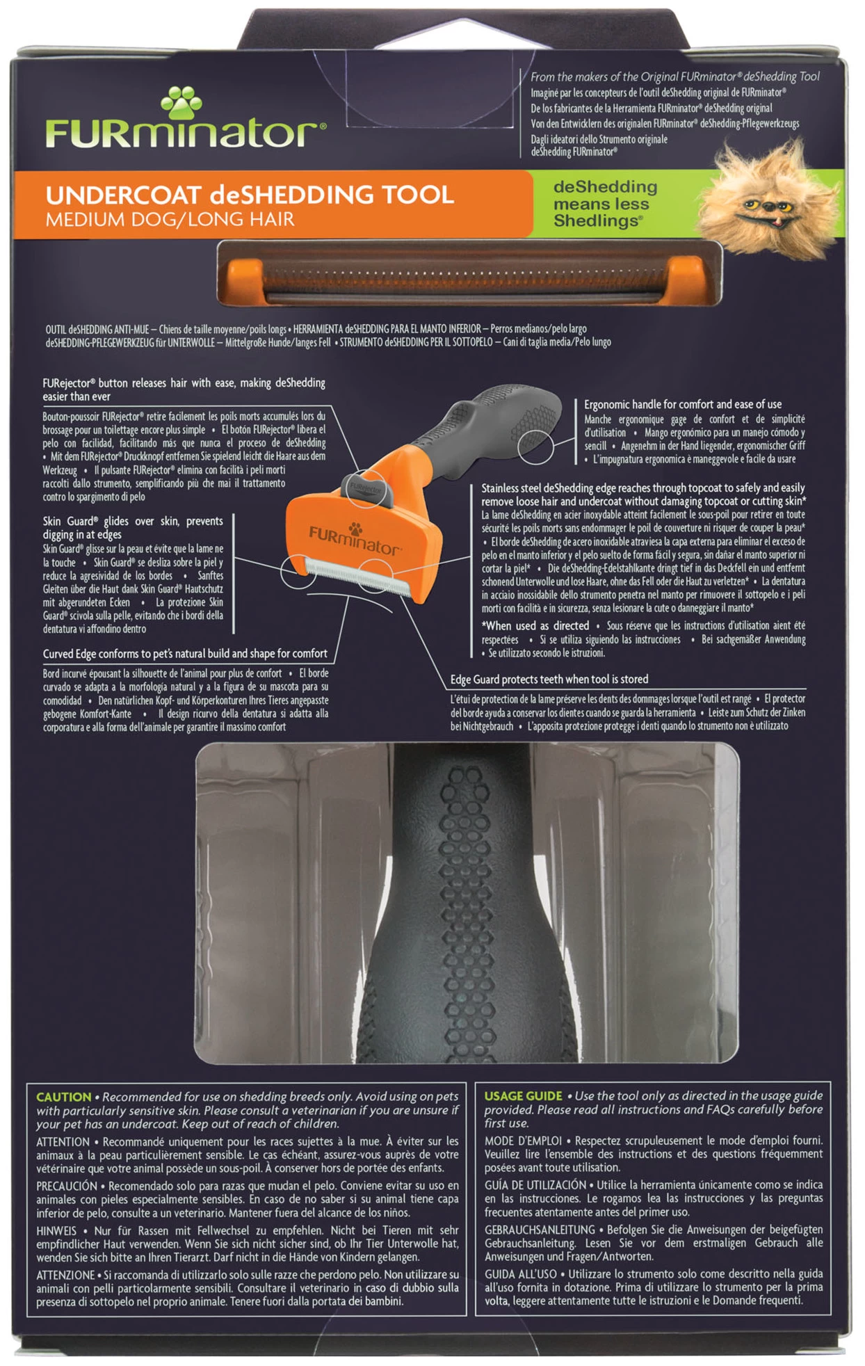 FURminator Brosse Pour Chiens à Poils Mi-Longs 11 FURminator Brosse Pour Chiens à Poils Mi-Longs – Image 9